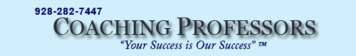 Coaching Professors -  Your Success is Our Success